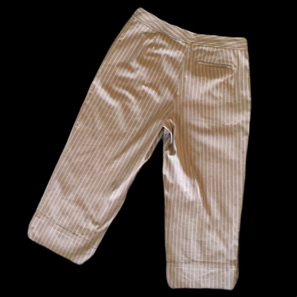 Izod Stretch XFG Cropped Pants Pin Stripes 6 - Picture 2 of 8